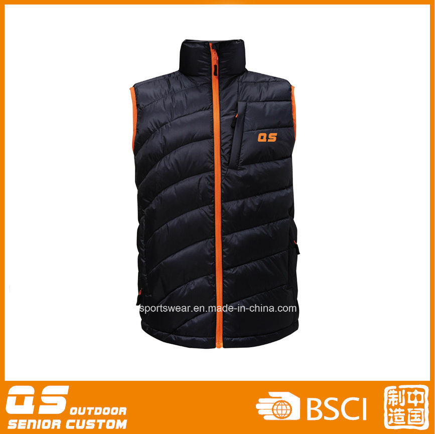 Men′s Padded Fake Down Vest