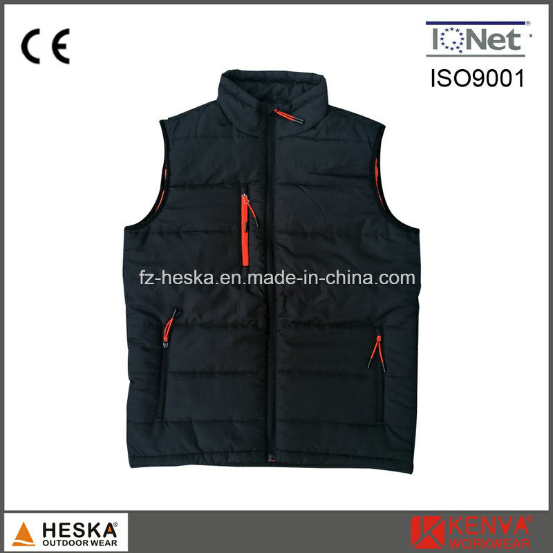 Men′s Waistcoat Quilted Padded Warning Vest