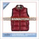 Wholesale Yarn Dye Checked Polyester Padded Winter Vest for Men